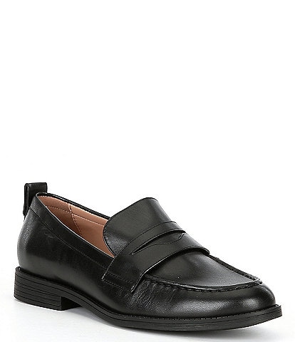 Cole Haan Stassi Leather Penny Loafers