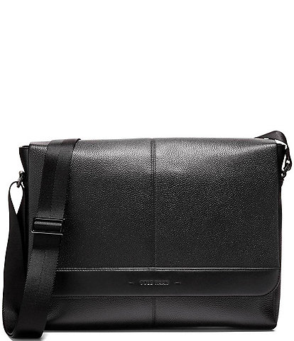 Cole Haan Triboro Leather Messenger Bag