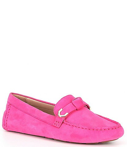 Cole Haan Women's Evelyn Bow Suede Drivers
