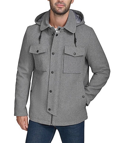 Cole Haan Wool Twill Field Jacket