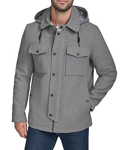 Cole Haan Wool Twill Field Jacket