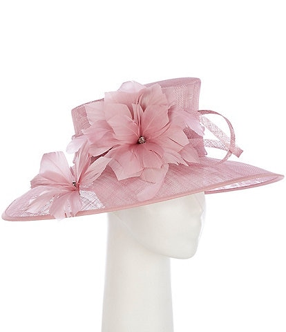 Collection 18 Sinnamay Asymmetrical Ascot Dress Hat