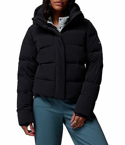 Columbia Amaze Puff Removable Hood Down Fill Zip Front Puffer Jacket