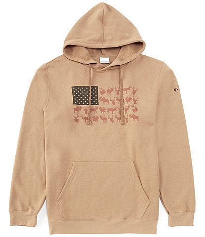 Columbia Big & Tall Game Flag II Graphic Hoodie