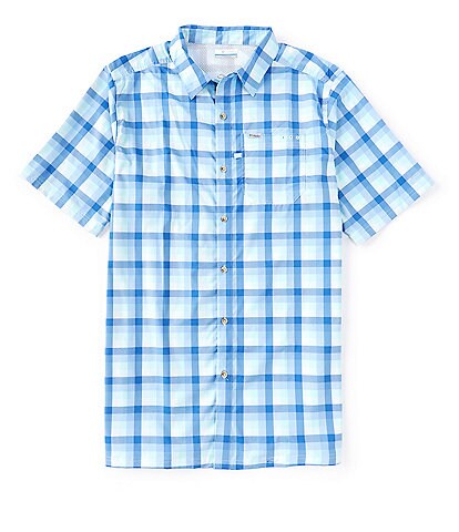 Columbia PFG Big & Tall Super Slack Tide Short-Sleeve Camp Shirt