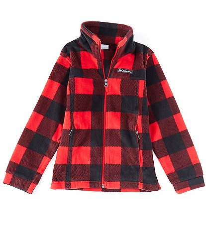 Columbia Little/Big Boys 4-18 Zing III Plaid Fleece Full-Zip Jacket