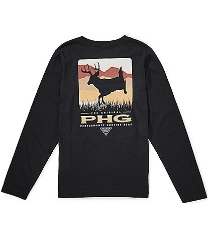 Columbia Big Boys Long Sleeve Graphic Tee
