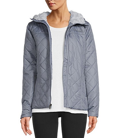 Columbia Copper Crest™ Long Sleeve Quilted Zip Front Hooded Puffer Jacket