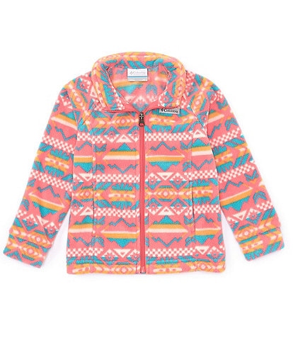 Columbia Little Girls 2T-4T Benton Springs II Long-Sleeve Printed Fleece Jacket