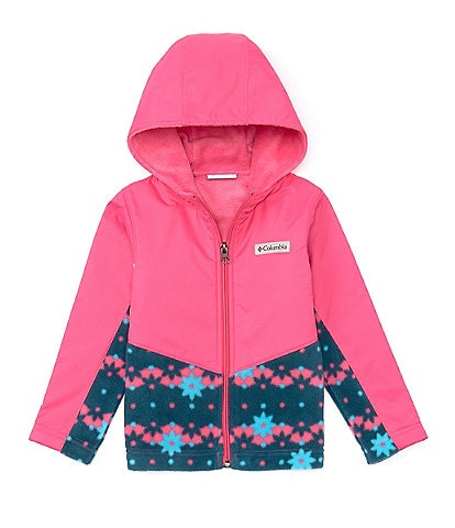 Steve Madden Little Girls 2T-6X Mid-Weight Jacket With Cheetah