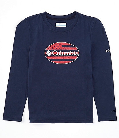 Columbia Little/Big Boys 4-18 Long Sleeve La Poudre Pass™ Graphic T-Shirt