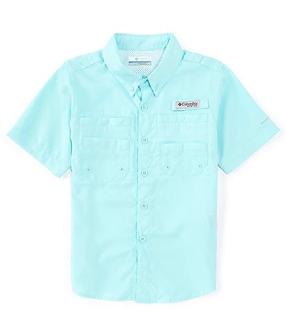 Columbia Little/Big Boys 4-18 Short Sleeve Tamiami Fishing Shirt