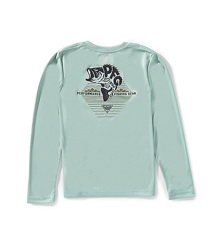 Columbia Little/Big Boys Long Sleeve Terminal Tackle PFG Horizon Line T-Shirt