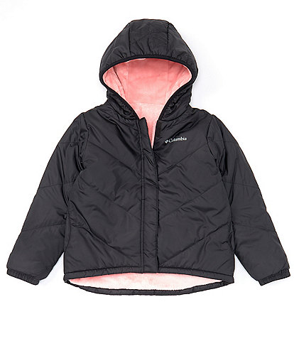 Columbia Little/Big Girls 4-18 Big Fir™ Long-Sleeve Reversible Hooded Snow Ski Jacket