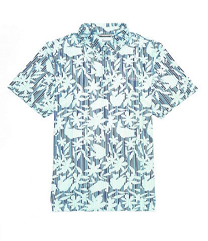 Columbia PFG Super Tamiami Mini-Check Short-Sleeve Woven Shirt | Dillard's