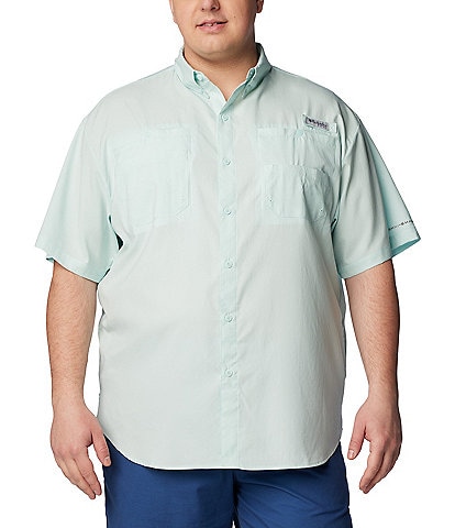 Columbia PFG Big & Tall Tamiami II Short-Sleeve Solid Shirt