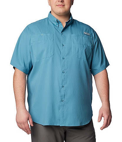 Columbia PFG Big & Tall Tamiami II Short-Sleeve Solid Shirt