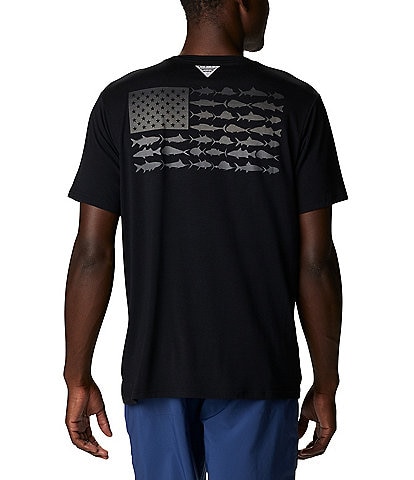 Columbia PFG Fish Flag Tech Short Sleeve GraphicT-Shirt