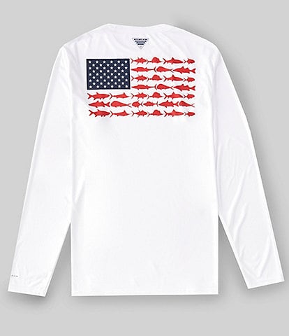 Columbia PFG Terminal Tackle Americana Long-Sleeve T-Shirt