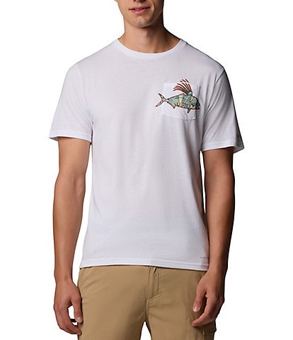 Columbia PFG Wild Cast Pocket Short Sleeve T-Shirt