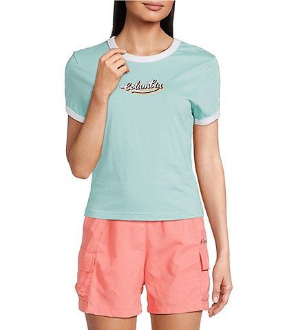 Columbia Rolling Bend Organic Cotton Graphic Print Short Sleeve Tee