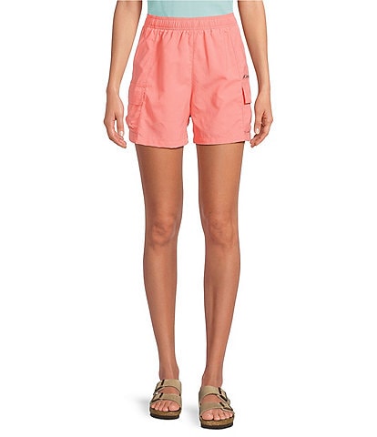 Columbia Sandier Mid Rise Elastic Waist Cargo Shorts