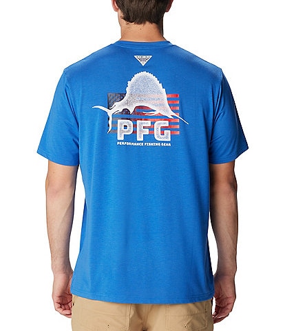 Columbia Short Sleeve PFG™ Sail Tower Tech T-Shirt