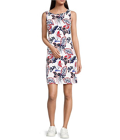 Columbia Women's Chill River Printed Crew Neck Sleeveless Shift Dress
