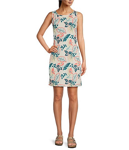Columbia Women's Chill River Printed Crew Neck Sleeveless Shift Dress
