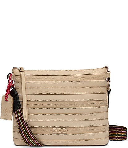 Consuela Amina Layered Diego Leather Downtown Crossbody Bag