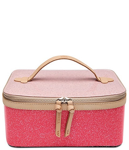 Consuela Bae Multi Colored Glitter Train Case