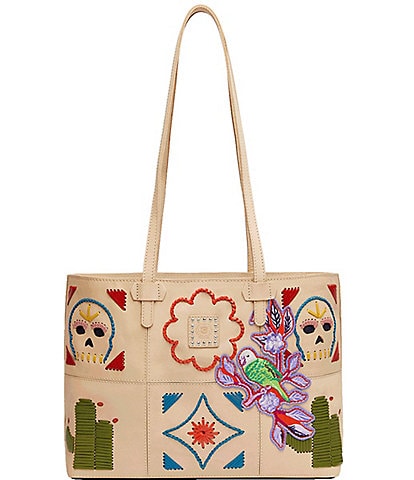 Consuela Hand Stitched Spice Easy Tote Bag