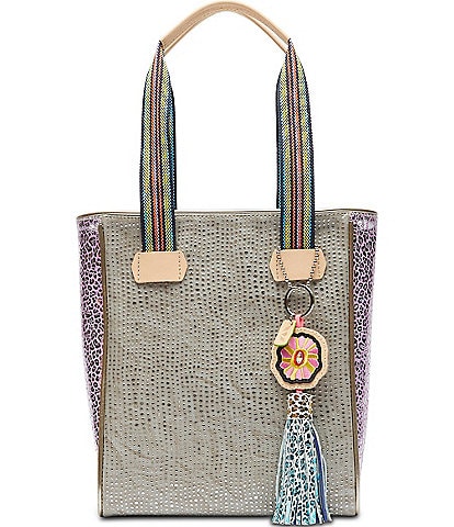 Consuela Juanis Metallic Textured Chica Tote Bag