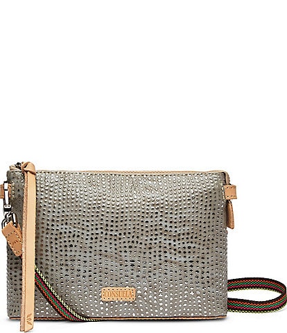 Consuela Juanis Midtown Metallic Textured Crossbody Bag