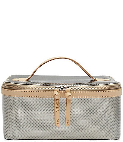 Consuela Kyle Gunmetal Texture Train Case