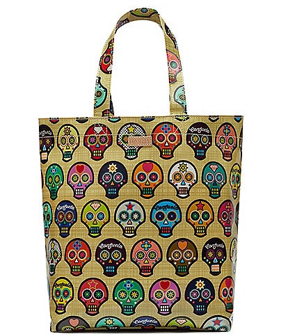 Consuela Sugar Skull Print Basic Tote Bag