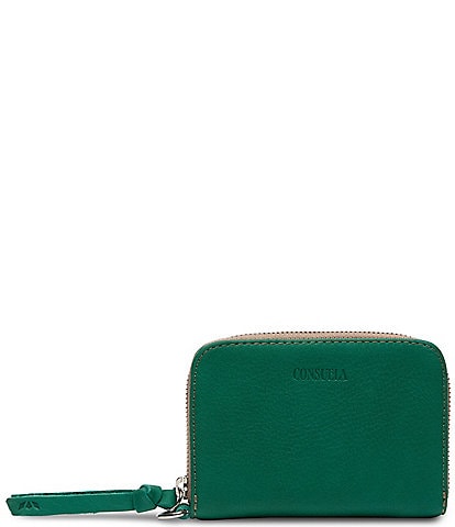 Consuela Teal Zippy Wallet