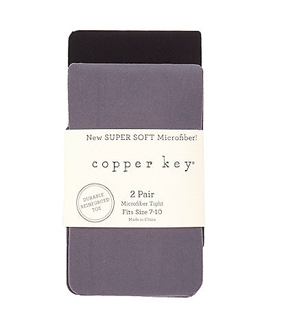 Copper Key Girls 2-14 Microfiber Tights
