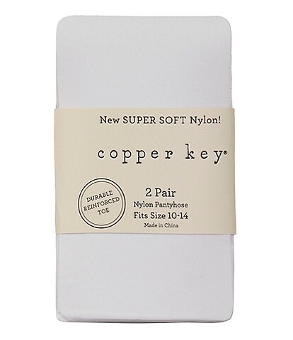 Copper Key Little/Big Girls 2-16 2-Pack Sheer Tights