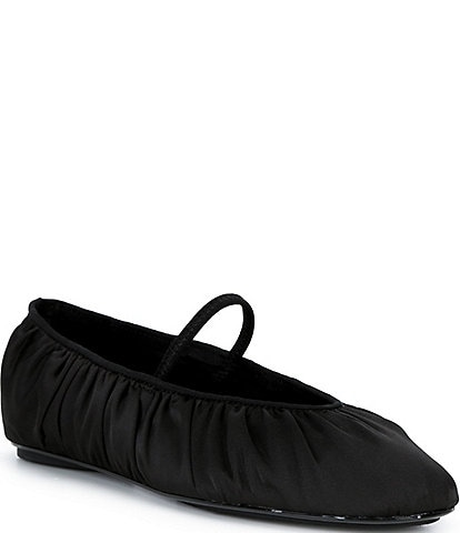 Copper Key Bambi Satin Mary Jane Ballet Flats