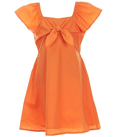 Copper Key Big Girl 7-16 Bow Front Dress