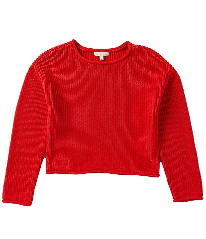 Copper Key Big Girls 7-16 Jersey Roll Neck Sweater