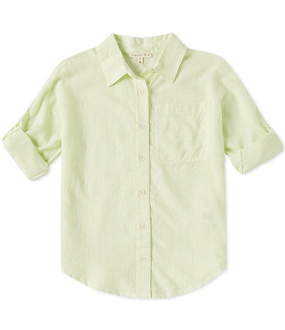 Copper Key Big Girls 7-16 Button-Front Top