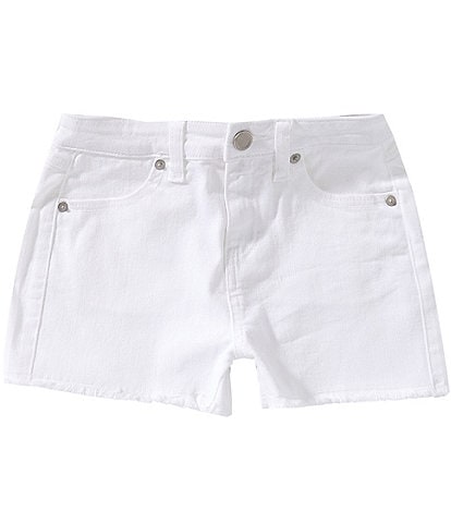 Copper Key Big Girls Frayed Hem High Rise Cut Off Denim Shorts