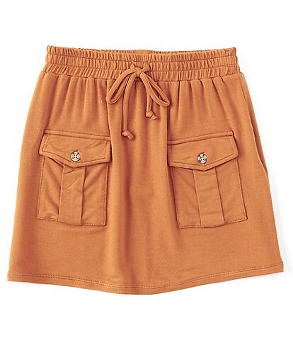 Copper Key Big Girls 7-16 Knit Cargo Skirt