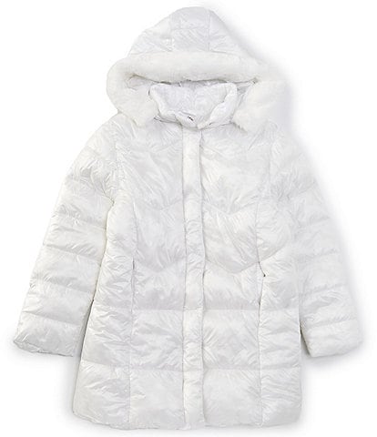 Copper Key Big Girls 7-16 Metallic Puffer Jacket