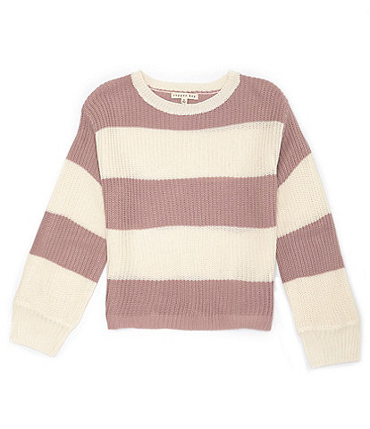 Copper Key Big Girls 7-16 Shaker Stripe Sweater