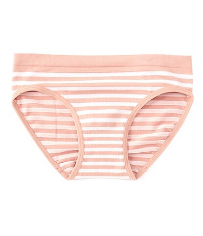 Copper Key Big Girls 7-16 Striped Seamless Bikini Panty