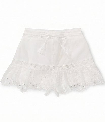 Copper Key Big Girls Eyelet Trim Skort