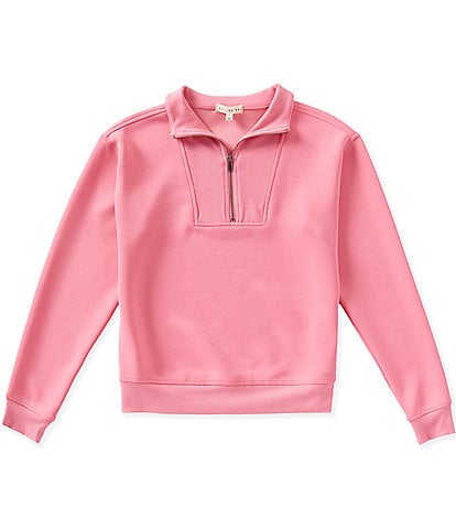 Copper Key Big Girls Lounge Life Quarter Zip Pullover